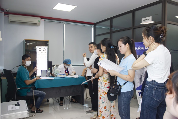 Hơn 150 CBCNV tại Hà Nội được khám sức khỏe định kỳ